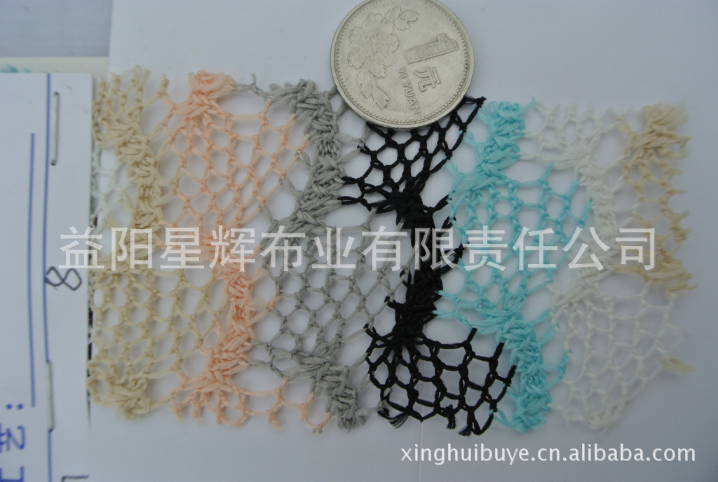 色织弹力针织网眼布,服装鞋材箱包手袋用布,B52