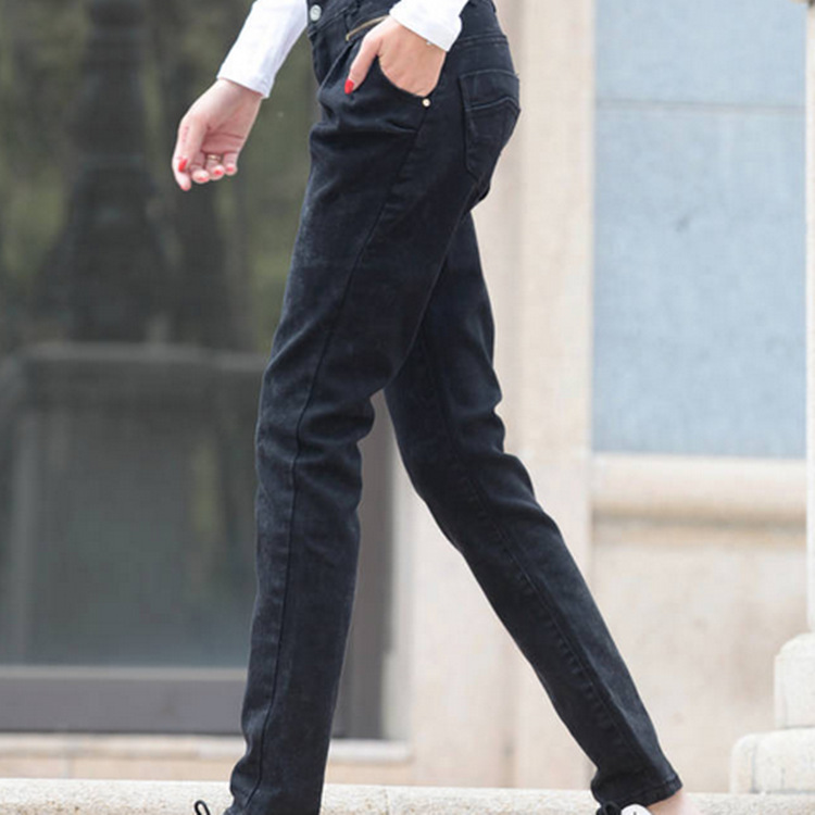 2013新款韩版哈伦裤<em>女女士牛仔裤</em>新款长裤铅