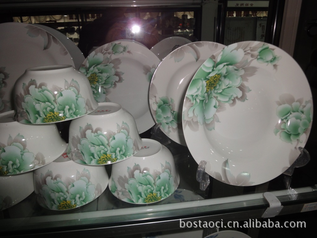 厂家批发 高档29头骨质瓷礼品餐具 淄博餐具 常年供货量大从优