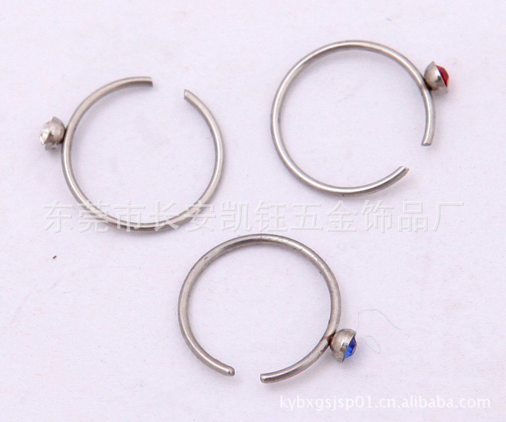 【【凯钰饰品】供应不锈钢鼻钉鼻环】价格,厂
