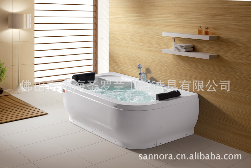 供应优质亚克力冲浪按摩浴缸jacuzzi/massage bathtub/bathtub