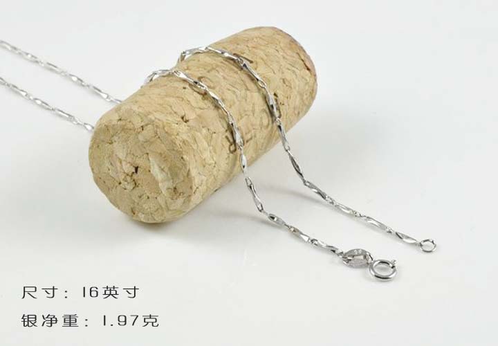 批发采购项饰-<em>彩宝</em>项链 吊坠挂链 纯银镀铂金 