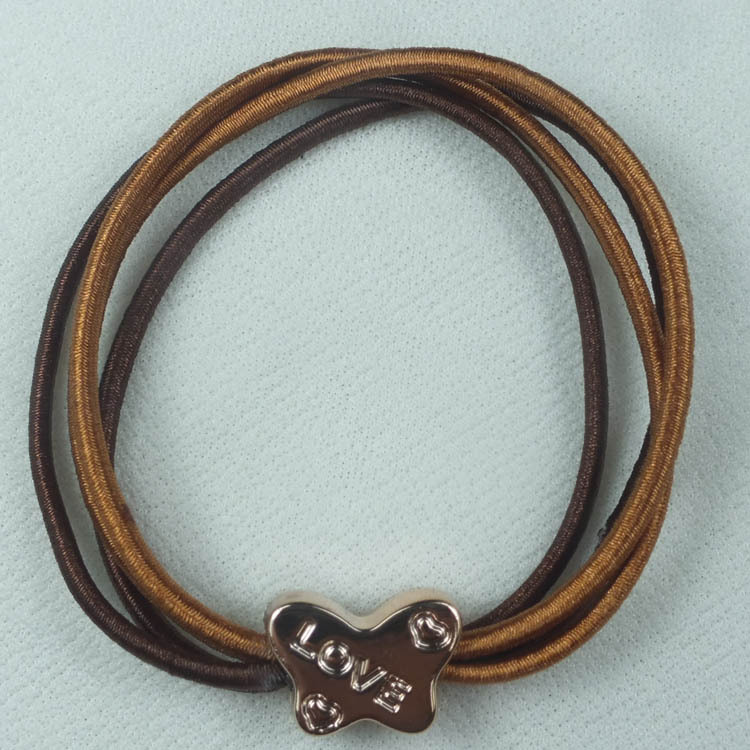 品发饰韩版超高弹性荧光无缝爱心苹果<em>接头发</em>绳