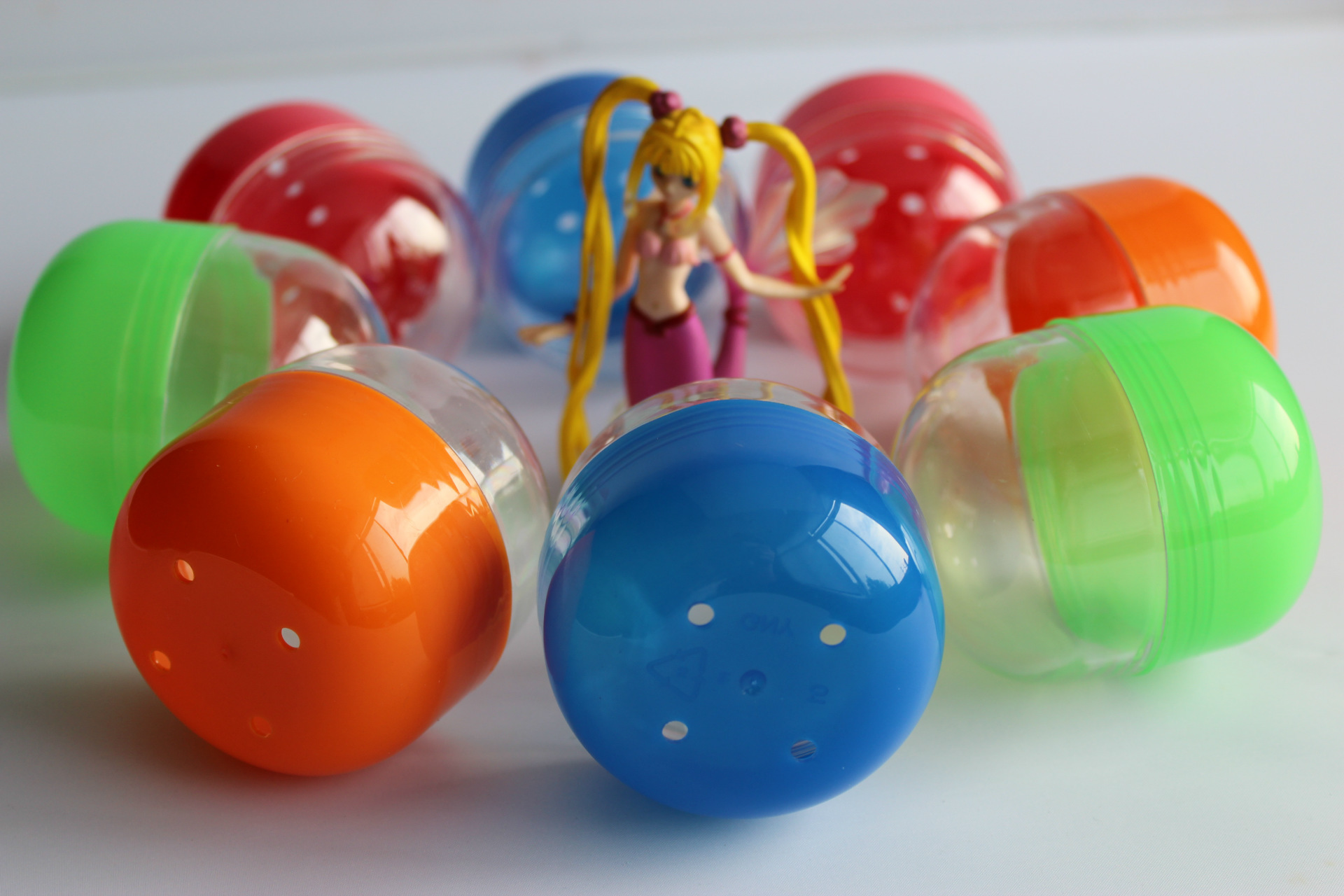 扭蛋蛋壳 儿童玩具扭蛋壳 彩球蛋壳,一元机玩具 扭蛋机专用蛋壳
