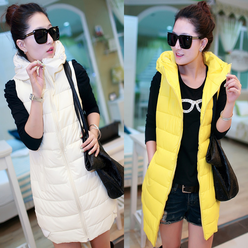 013冬季新款女装修身大气羽绒<em>棉马甲 厂家</em>诚招