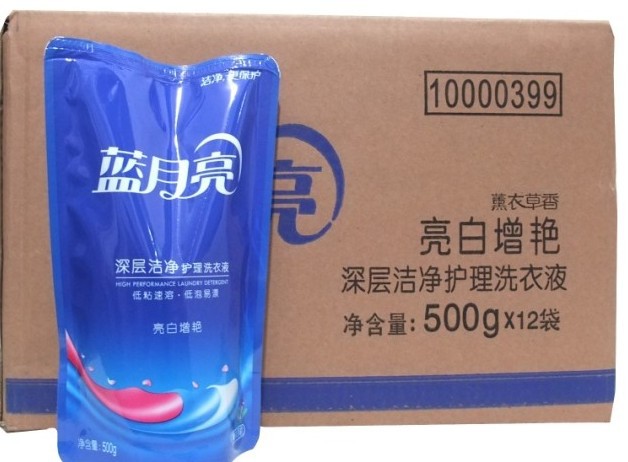 【500g袋装蓝月亮洗衣液 只发物流 不发快递3