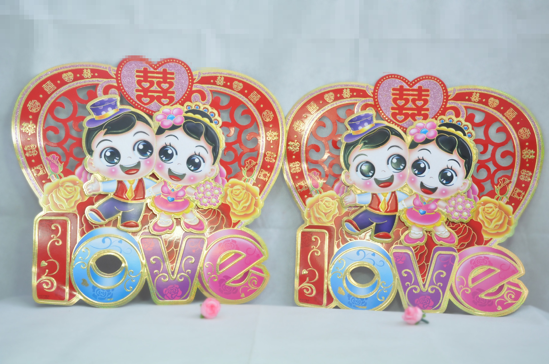 QY-28双人心形LOVE