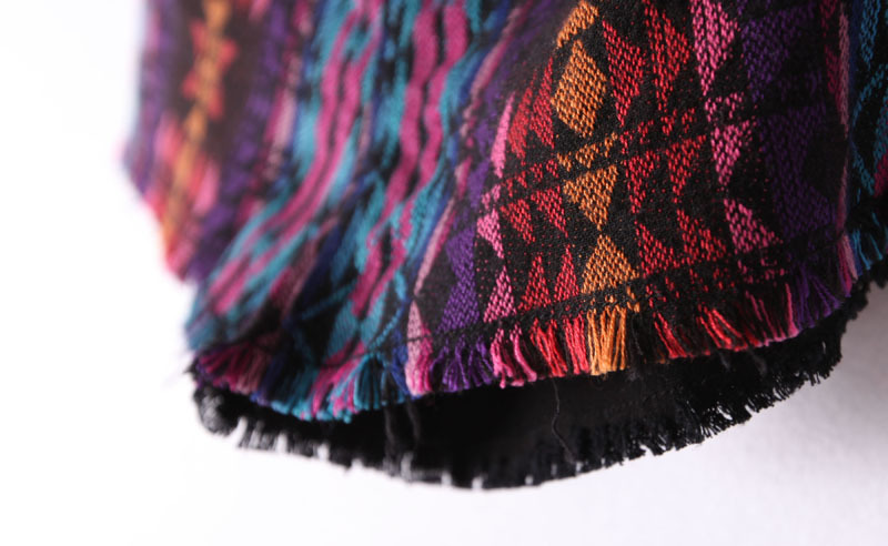 【2702 外贸原单批发 民族风几何图案<em>女式短裤</em>