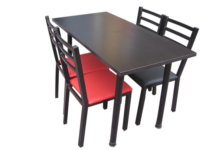 【厂价直销】中式餐厅桌椅 玻璃钢桌椅 快餐桌