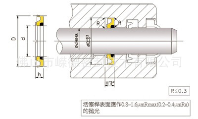 D-10缓冲密封件工作原理图