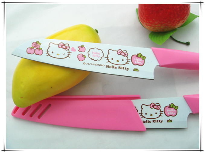 工廠供應最新款2013Hello kitty 廚用刀工廠,批發,進口,代購