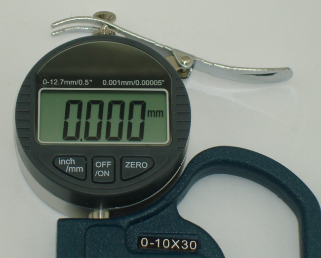 批发川陆数显千分测厚规/测厚仪/薄膜测厚仪/厚薄表0.001