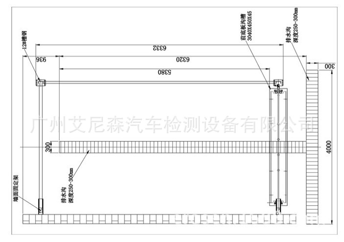 底盘地沟排水图示