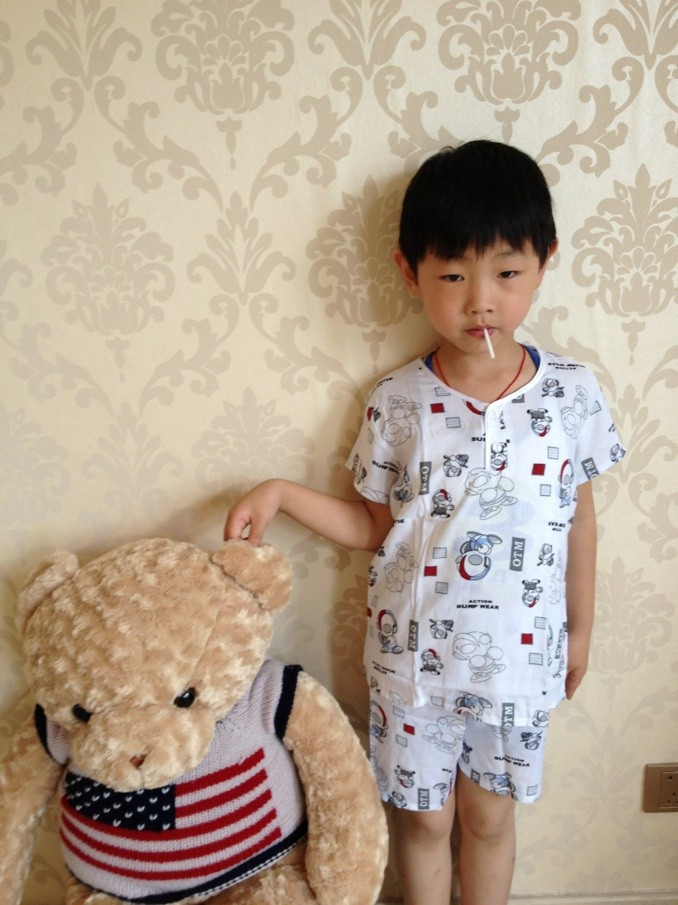 【2013年夏季小孩<em>睡衣批发</em> 儿童<em>男童</em>女童卡通