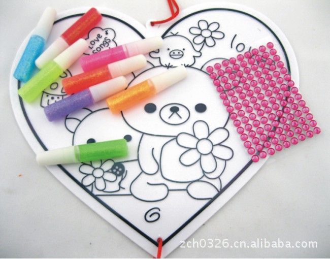 【大号DIY手工制作 金粉画 闪光画 透光画 水彩画油画】价格,厂家,图片,其他玩具,邳州市志冠日用品经营部-马可波罗网