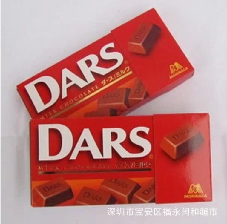 【日本进口巧克力森永DARS牛奶巧克力48克(