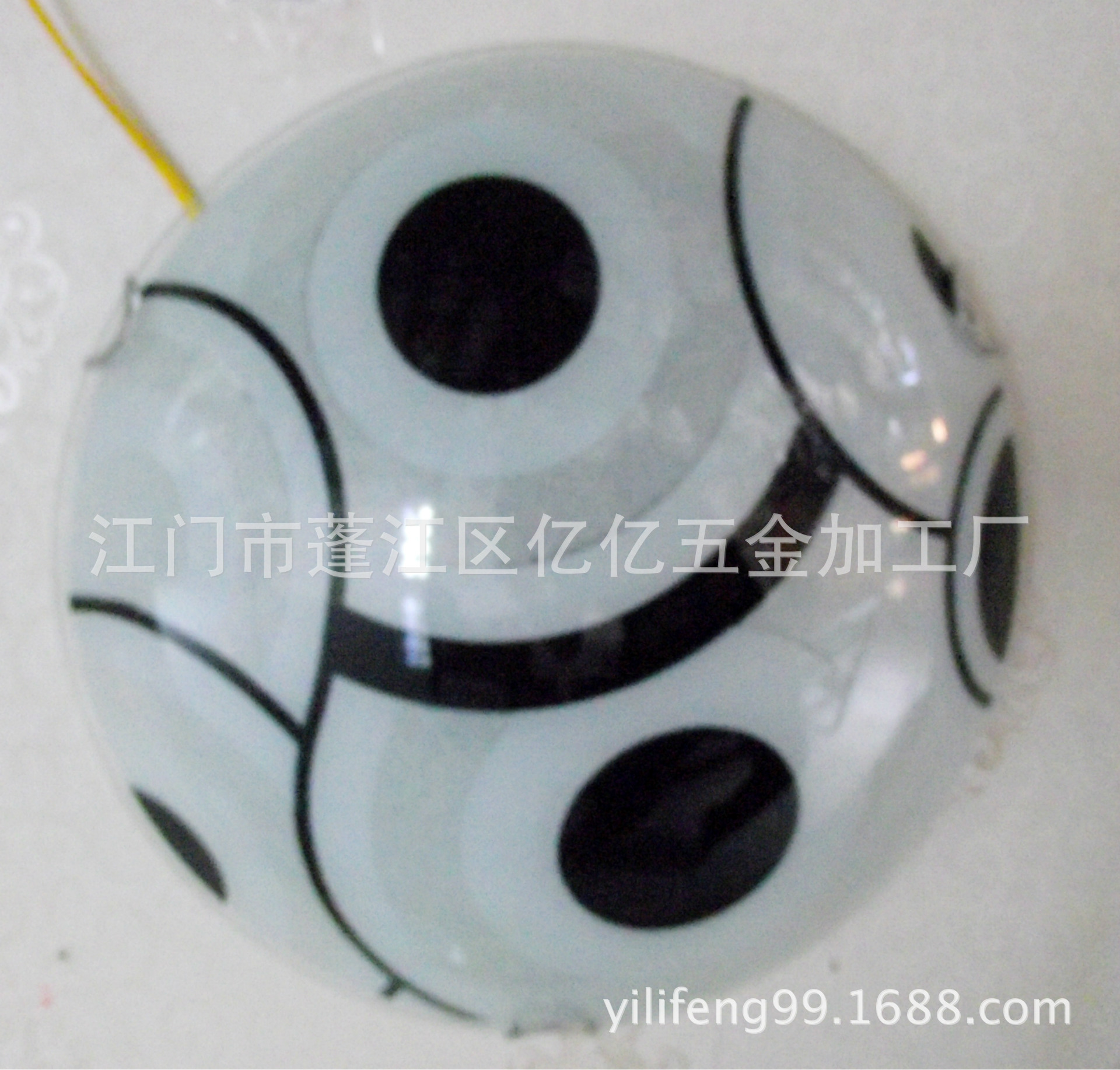 玻璃吸顶灯 A901-2白灼灯客厅吸顶灯镀烙60W水晶玻璃客厅吸顶灯