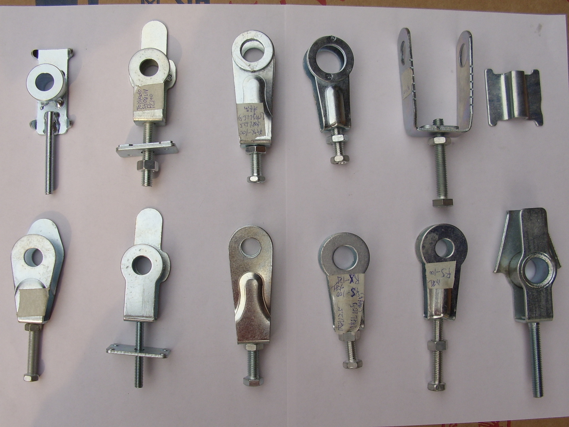 【摩托车越野车链条调节器 张紧器 链轮螺丝】