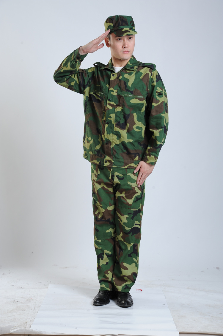 迷彩服 军训服 作训服 87式丛林迷彩 迷彩服套装 男迷彩服套装