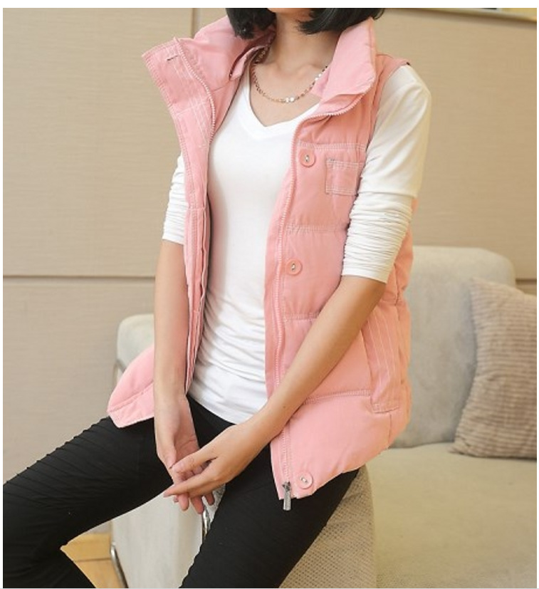 【2013新款秋<em>冬装</em>羽绒棉<em>马甲女棉衣</em>外套韩版