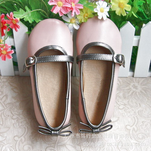 2014秋款儿童皮鞋公主单鞋女童皮鞋外贸原单 粉 黑色童鞋批发9881