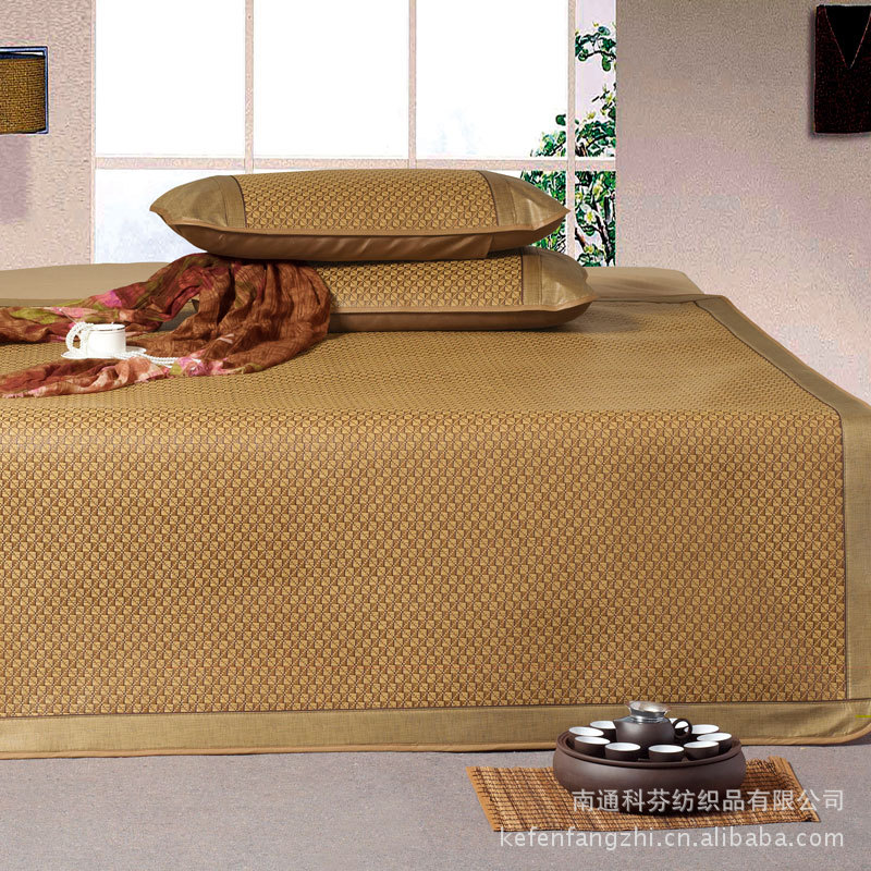 B004方块螺纹藤席