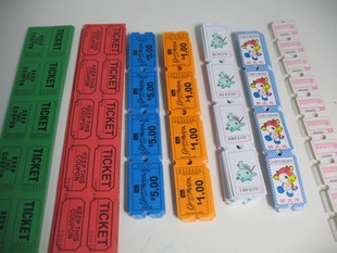 其他标签、标牌-b供应定做游戏票 序列车票 双