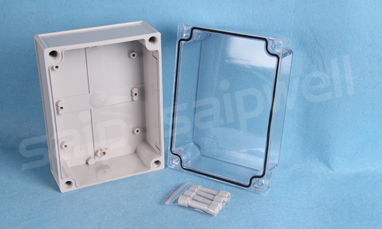 直销125*175*100 电源防水盒 透明防水盒 透明盖防水盒