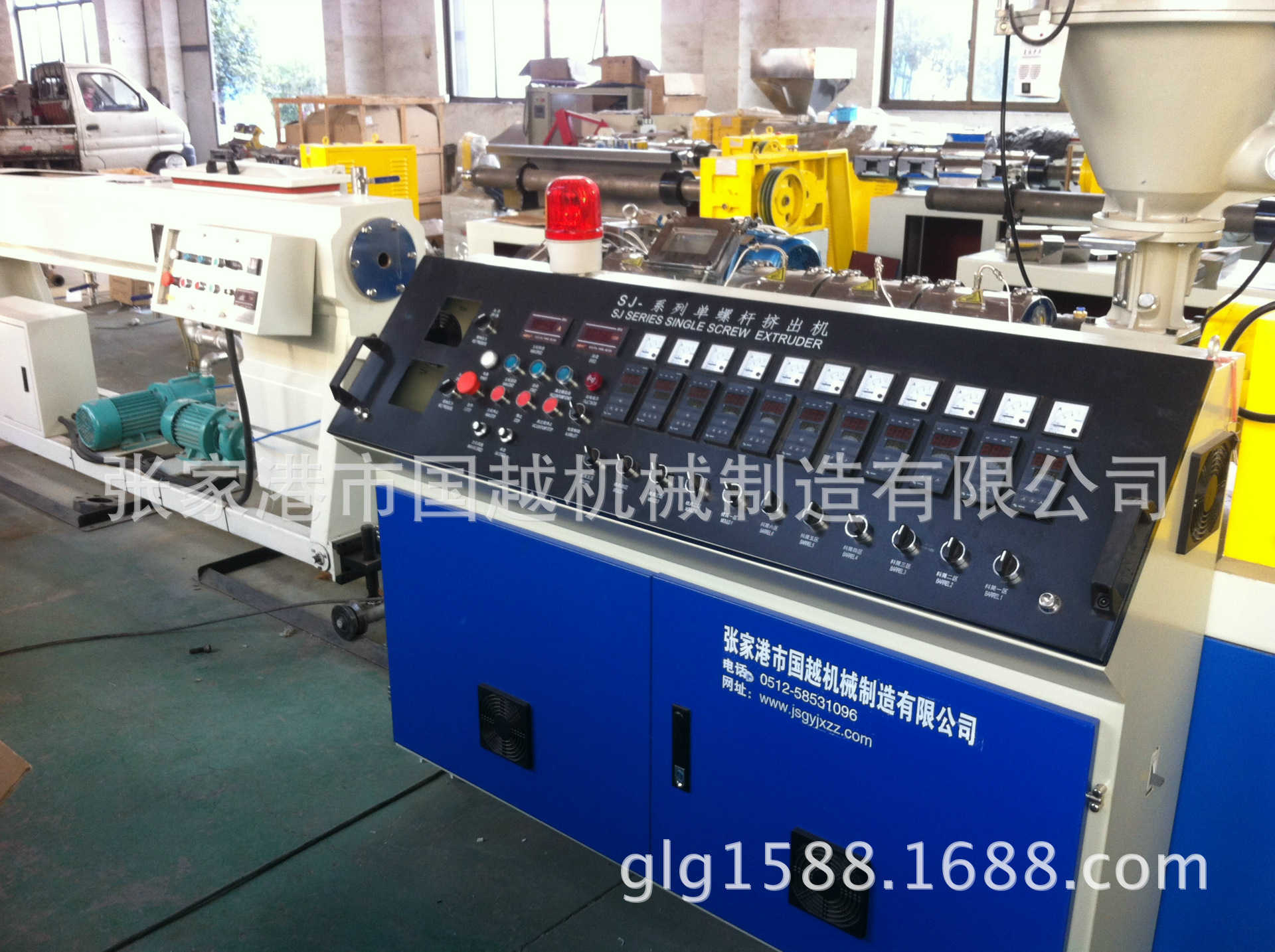 PC PMMA 透明管材精密挤出生产线