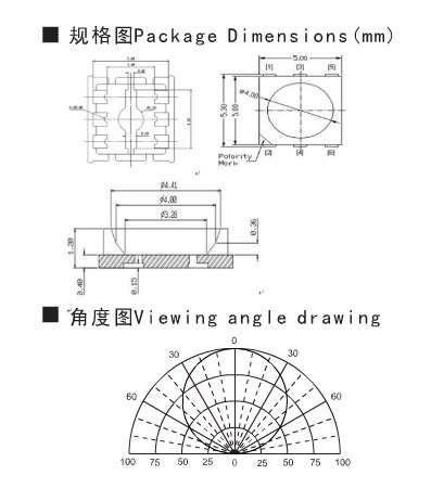 【美国科锐CREE芯片封装5630白光暖白LED