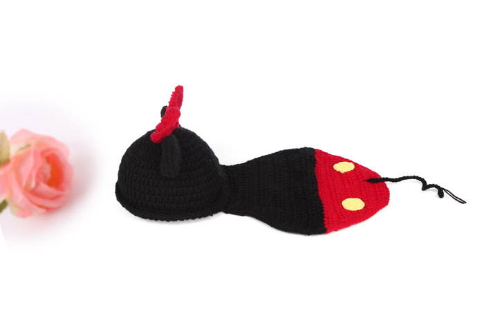 发采购帽子-海龙造型婴儿毛线帽儿童手工帽宝