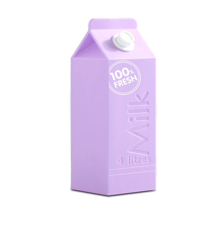 【潮集牛奶盒可爱安全移动电源10400毫安苹果
