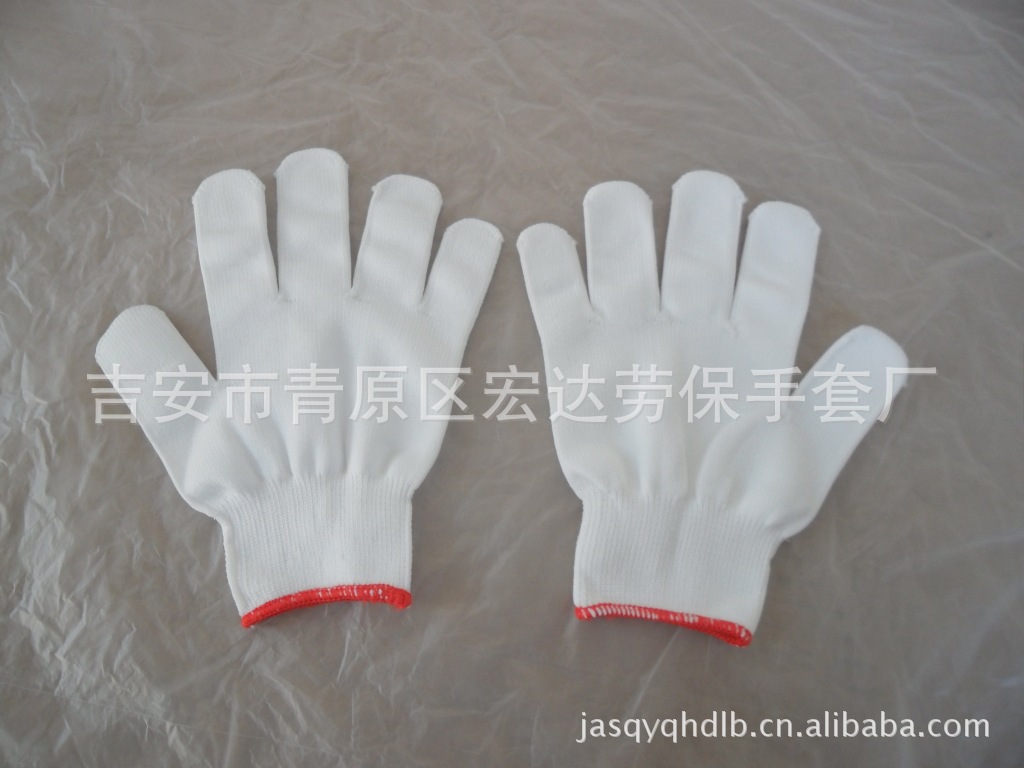 勞保手套-針織手套-尼龍白線手套