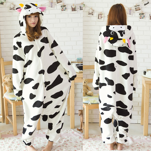 【Cosplay onesies动物<em>连体睡衣</em>摇粒绒情侣卡