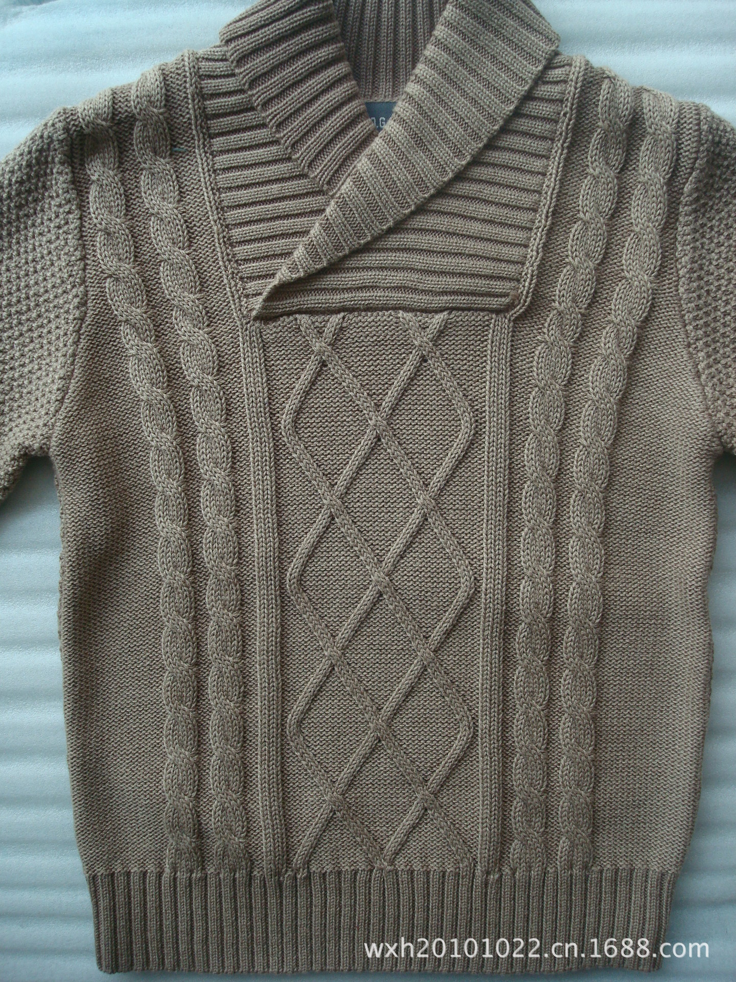 【批发供应外贸<em>男童</em>纯棉线水洗<em>翻领毛衣</em>】价格