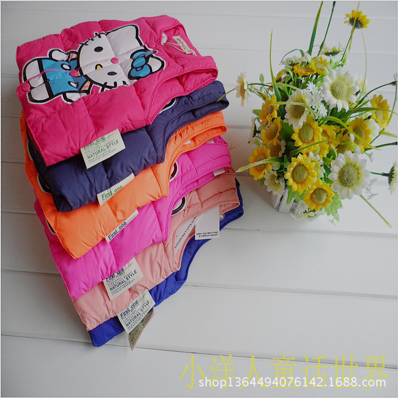 【新款儿童<em>羽绒马甲小女童</em>背心哈喽kitty小艺坊