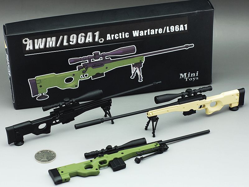 minitoys16全合金awmawpl96a1马格南可拆卸