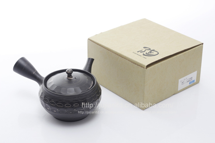 【日本进口名家黑泥紫砂壶迷彩茶壶功夫茶平底