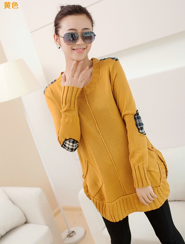 孕妇装秋装新款女装 韩版时尚风毛衣长袖宽松
