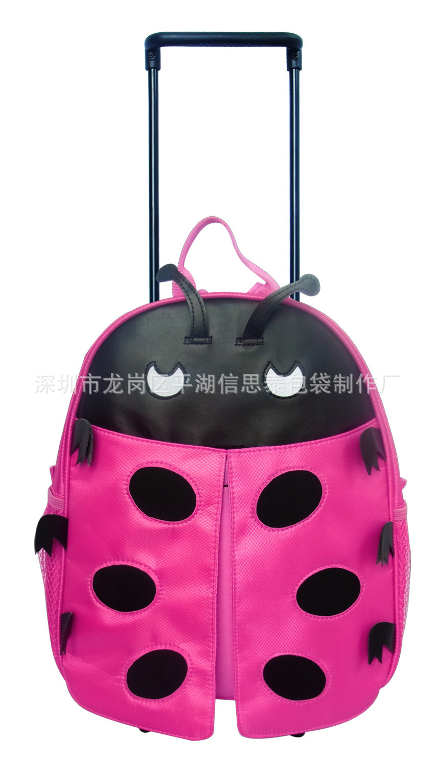 【香港品牌拉杆甲壳虫背包 学生两用拉杆背包