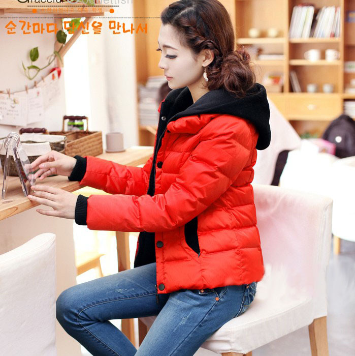 2013韩版秋冬新款羽绒<em>棉服</em> <em>棉衣</em> <em>毛呢</em>连帽<em>女外</em>