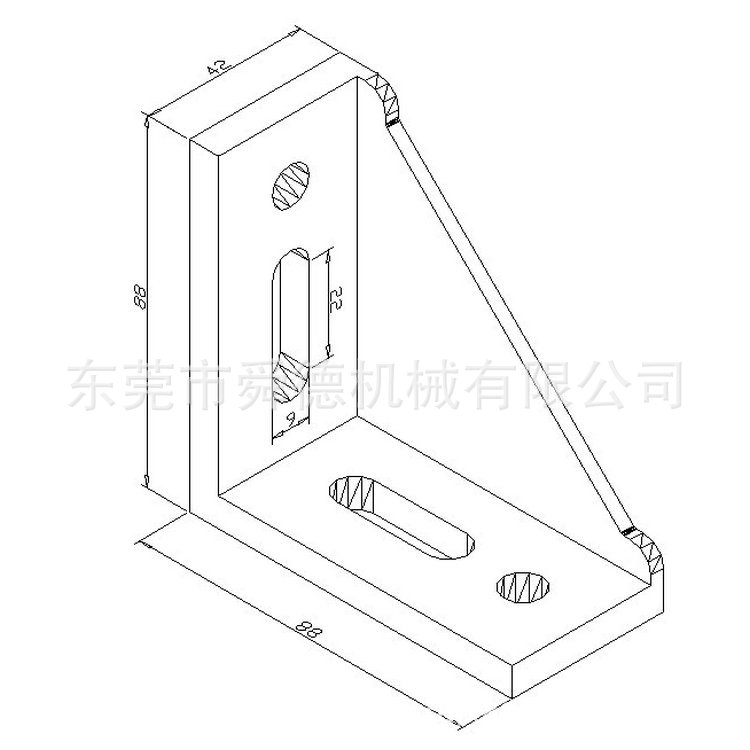 CBR4288铝合金角码3