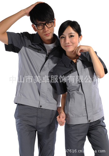 【供应汽车美容工作服 涤棉工作服 男女 珠海厂