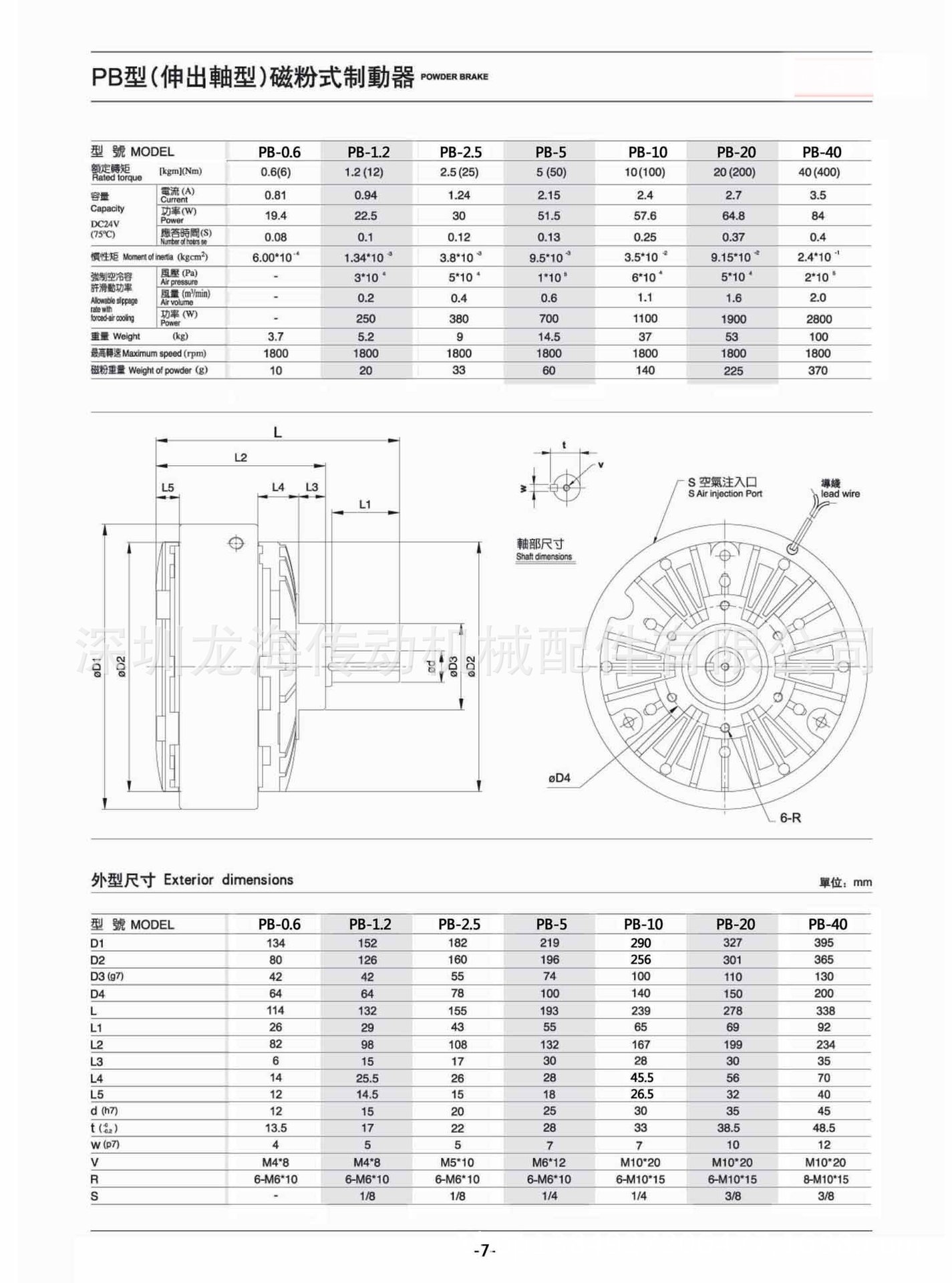 制动器-高明伸出轴型磁粉制动器价格 高明磁粉