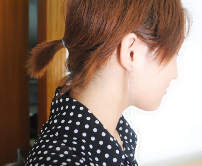 购耳饰-DONA时尚韩国版个性长款一款三戴92