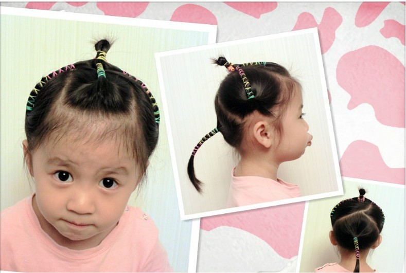 有宝贝女儿的赶紧收藏起来吧!女童漂亮编发_x