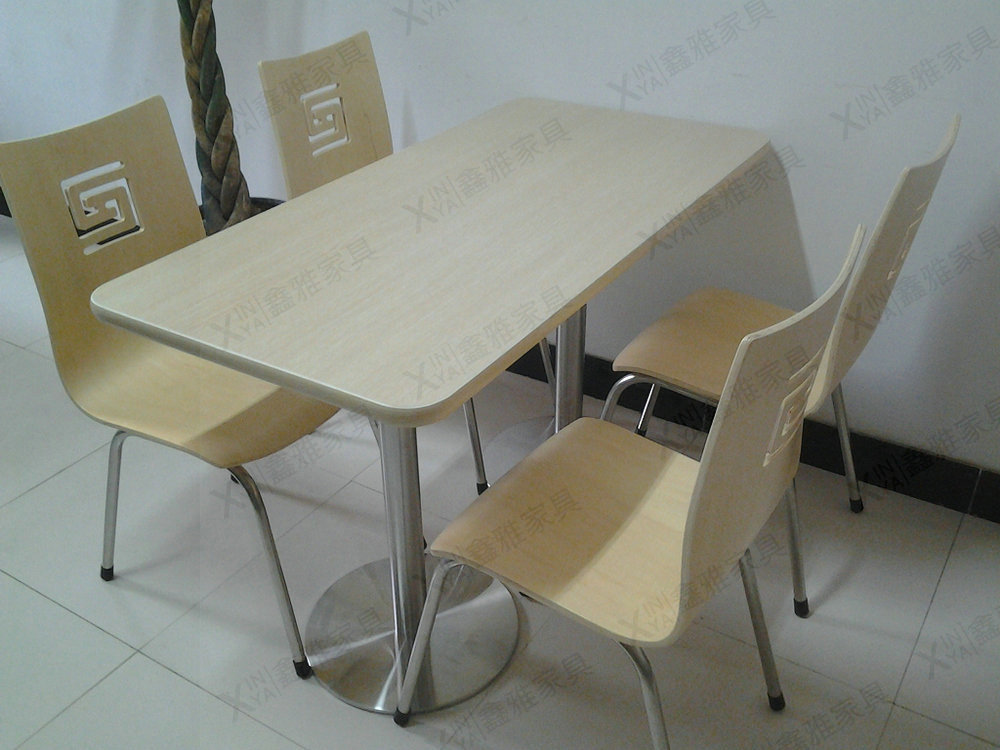 肯德基分体快餐桌椅子 饭店餐桌椅 KFC餐桌组