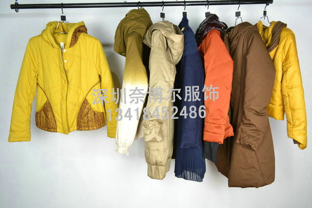 奈博尔供应品牌尾货折扣女装艾米丽冬装棉衣羽绒