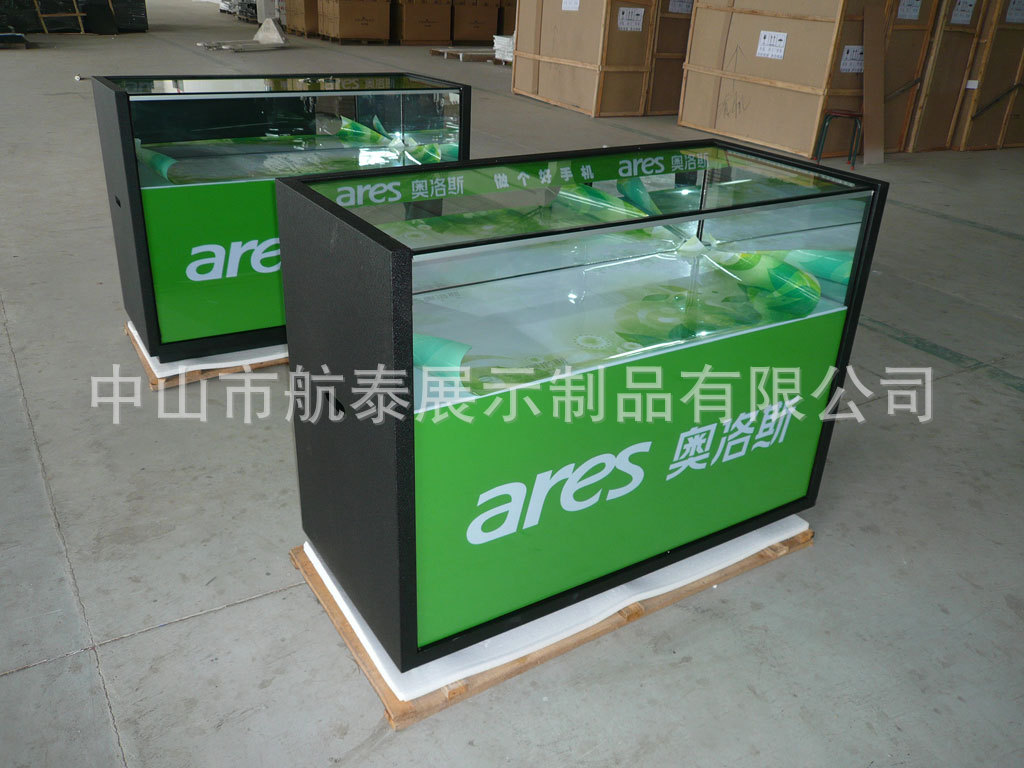 奥洛斯手机展示柜台