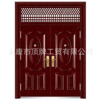 【订做农村金属漆非标大门 大门 庭院大门 双开